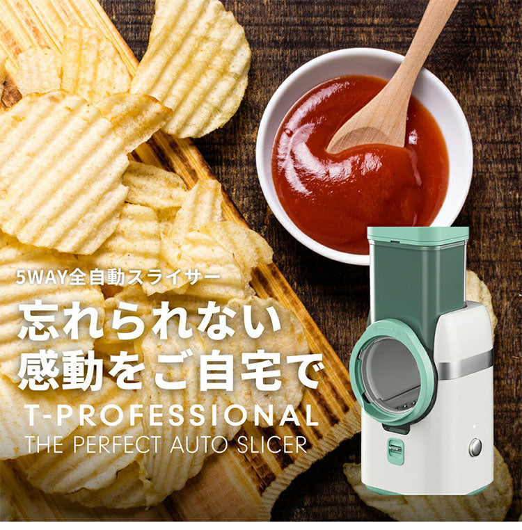 T-PROFESSIONAL 電動スライサー ザ・パーフェクトオートスライサー 多
