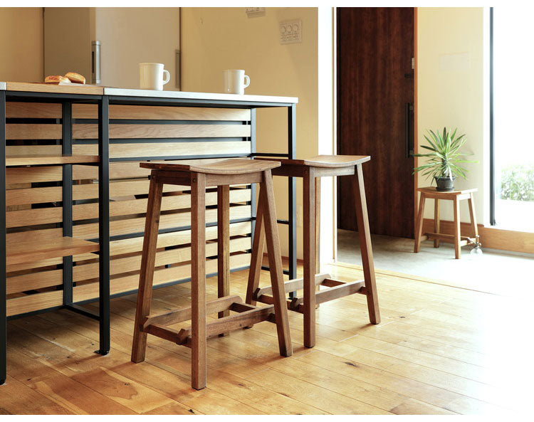 Jardin Stool L ジャルダン スツール ベンチ MHO-600ST 天然木 マホガニー マホガニースツール ヴィンテージ レトロ モダン 収納 木製 おしゃれ(代引不可)