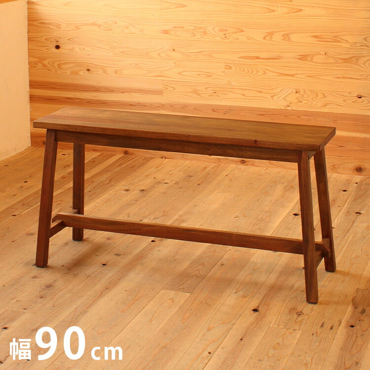 Jardin ジャルダン マホガニー ベンチ MHO-B90 天然木 ダイニングベンチ 木製 チェア 椅子 スツール 収納 おしゃれ ヴィンテージ アンティーク(代引不可)