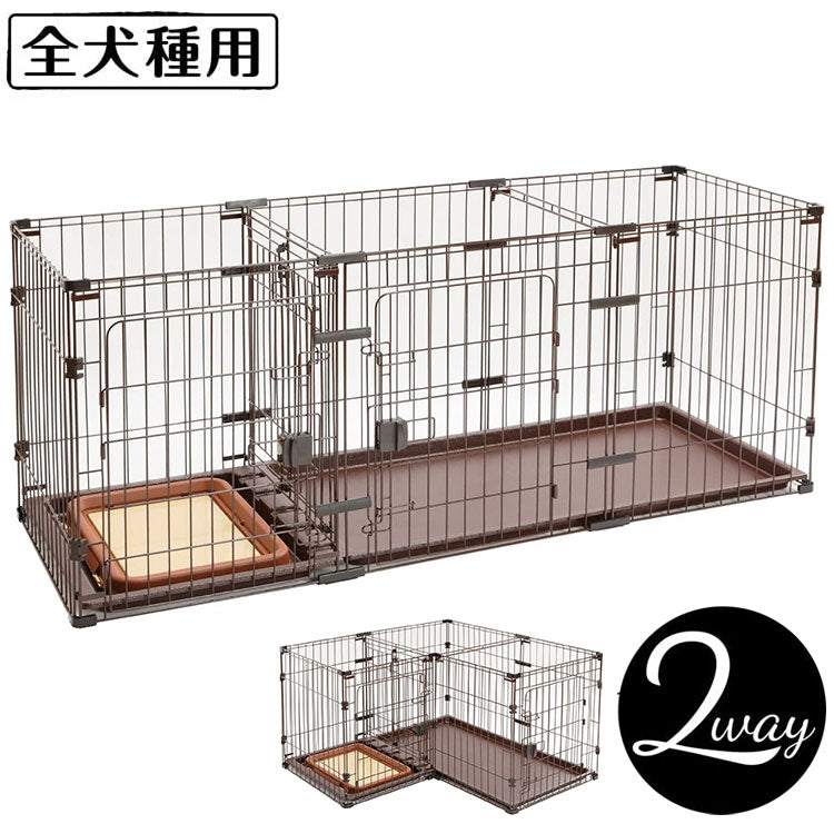 ペティオ サークル ケージ 小屋 犬用 トイレのしつけが出来る ドッグルーム 2way ゲージ 小型犬用 中型犬用 変形できる 組換え可 ト –  Branchée Beauté