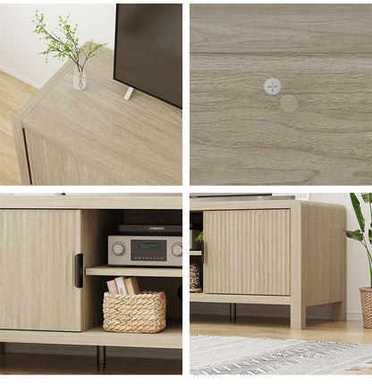 テレビスタンド ローボード テレビラック リビング テレビボード リビングボード 引き出し収納 ロータイプ リビング収納 棚付き ナチュラル テレビ下収納 収納 収納家具 かわいい 木目調 韓国インテリア ROOMY(代引不可)