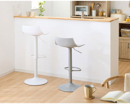 アップサイド ドゥ ソア Soa カウンターチェア 座面昇降 D559-3W ハイチェア バーチェア 椅子 回転椅子 昇降式 足置き バーカウンター リビング ダイニング シンプル おしゃれ かわいい 組立(代引不可)