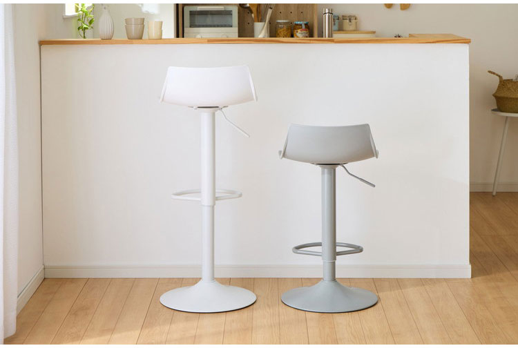 アップサイド ドゥ ソア Soa カウンターチェア 座面昇降 D559-3W ハイチェア バーチェア 椅子 回転椅子 昇降式 足置き バーカウンター リビング ダイニング シンプル おしゃれ かわいい 組立(代引不可)