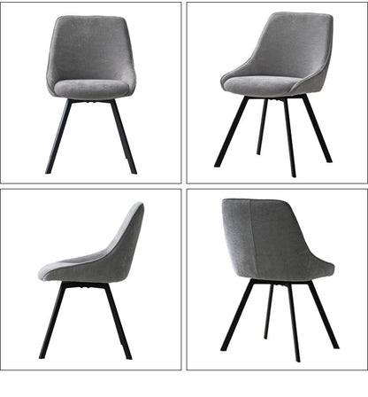 回転ダイニングチェア 1脚 チェア単品 ファブリック生地 ファブリック チェア 椅子 イス いす シンプル おしゃれ ダイニング椅子 ダイニング シンプルデザイン Signature Studio Levo Hurst ハースト(代引不可)