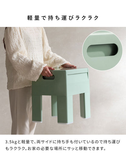 収納スツール コンパクト スツール 収納 すきま収納 軽量 コンパクトスツール チェア 椅子 雑貨収納 小物収納 収納ケース 収納ボックス 収納付きスツール 簡単組立 Ponetta ポネッタ(代引不可)