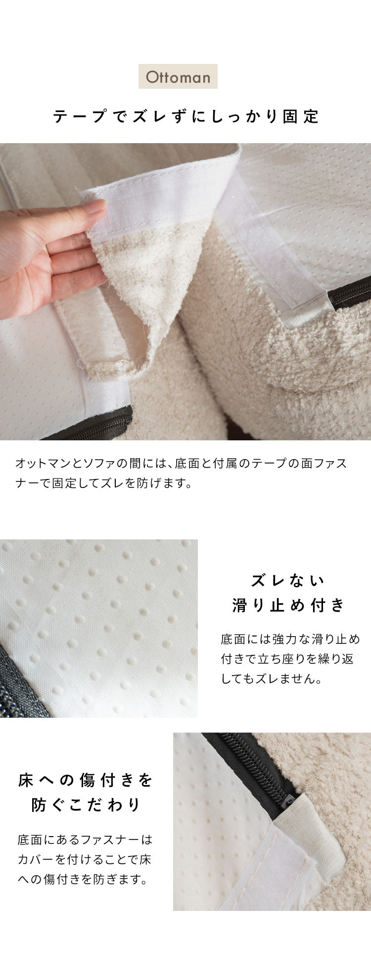 ブークレソファ ソファ 3P 3人掛け ブークレ ブークレ生地 ゆったり ふわモコ ポケットコイル ポケットコイルソファ かわいい シンプル おしゃれ ローソファ ローソファー アームレスト Albi アルビー(代引不可)