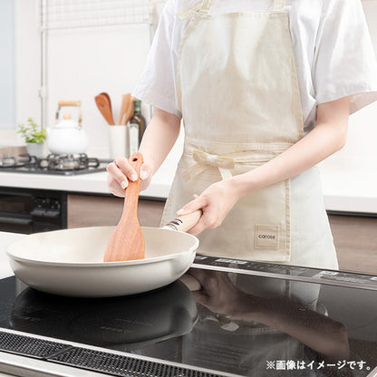 カローテ CAROTE 首掛けエプロン 腰巻き 2WAY エプロン コンパクト 収納 アイボリー 淡色 男女兼用 NM-5061