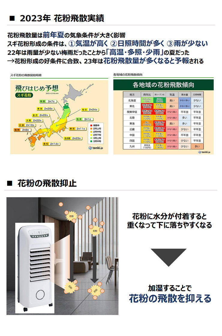 加湿機能付 温冷風扇 ヒート&クール HC-T2102 スリーアップ 冷風 温風 扇風機 送風機 冷風機 温風機 ホワイトト – Branchée  Beauté