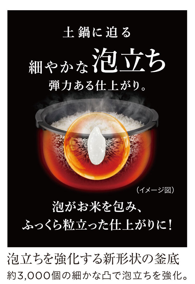 タイガー魔法瓶 圧力IHジャー炊飯器 5.5合炊き ホワイト JPI-A100WO ご泡火炊き 炊飯器 炊飯ジャー オフホワイト タイガー TIGER