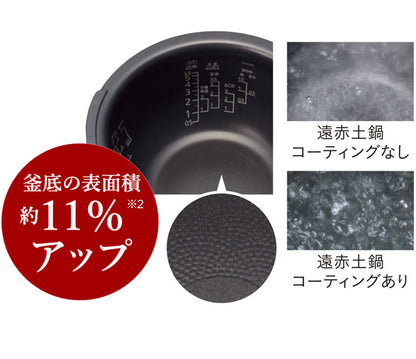 タイガー魔法瓶 圧力IHジャー炊飯器 5.5合炊き ホワイト JPI-A100WO ご泡火炊き 炊飯器 炊飯ジャー オフホワイト タイガー TIGER