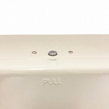 DULTON ティッシュケース 吊り下げ IVORY 100-160N-IV 据え置き 壁取り付け 壁掛け可能 スチール プッシュボタン シンプル 収納 おしゃれ かわいい ナチュラル アメリカン ディスペンサー ダルトン (代引不可)