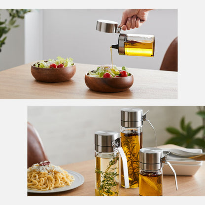 【3個セット】DULTON ダルトン オイルボトル 200ml オイル&ヴィネガーボトル 調味料ボトル ガラス ステンレス 保存容器 調味料ボトル オイル ボトル 調味料入れ おしゃれ