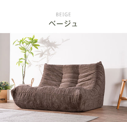 二人掛け 圧縮ソファ 2P 幅120cm ソファ ローソファー おしゃれ 北欧 モダン フロアソファ ウレタン クッション コンパクト 搬入楽々 1人暮らし 2人暮らし 新生活 ワンルーム リビング ロータイプ(代引不可)