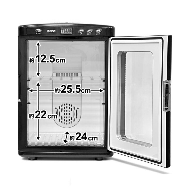 ベルソス ポータブル冷温庫 VS-470 大容量 25L 渋く 小型冷蔵庫 ポータブル温冷庫 冷蔵庫