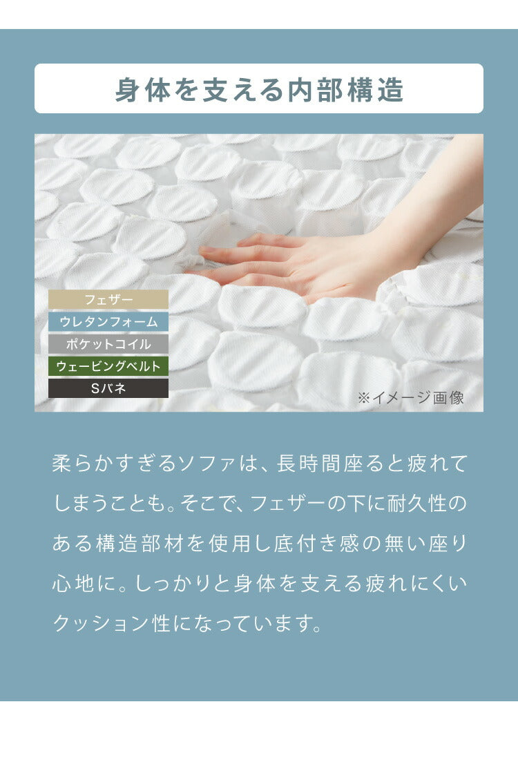 ソファ ソファー キャンバス 帆布 幅182 完成品 開梱設置無料 3人掛け 2人掛け フェザー ポケットコイル 脚付き 北欧 西海岸 カーキ グリーン キャメル インダストリアル(代引不可)