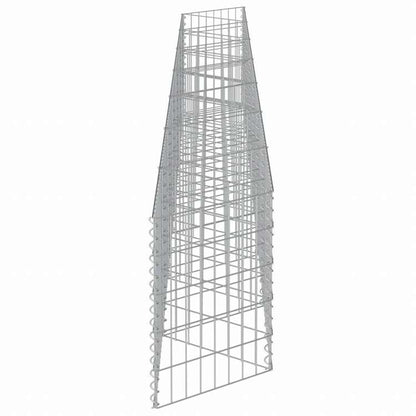 vidaXL ガビオンウォール 亜鉛メッキ鋼製 450x30x50cmハードウェア フェンス&バリア フェンスパネル(代引不可)