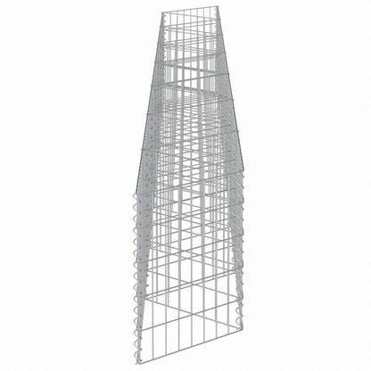 vidaXL ガビオンウォール 亜鉛メッキ鋼製 450x30x50cmハードウェア フェンス&バリア フェンスパネル(代引不可)