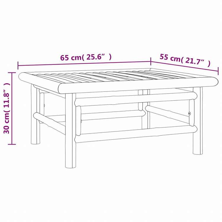 vidaXL ガーデンラウンジ6点セット クッション付き 竹製 ライトグレー家具 アウトドア家具 屋外家具セット(代引不可)